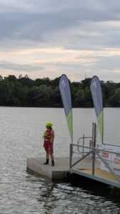 Wasserretter:innen im Einsatz am Pichlingersee