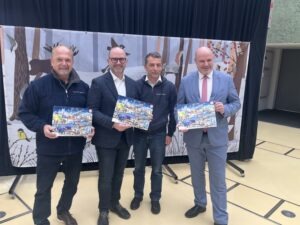 Politiker zeigen den Kalender